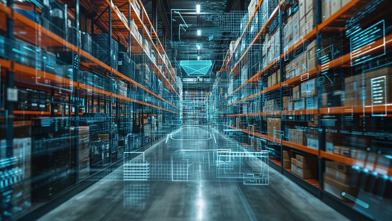 MHP auf der LogiMAT 2026: Der MHP FleetExecuter orchestriert die Transporte der autonomen Fahrzeugflotte zwischen Lager und Produktion.(Bild:  © stock.adobe.com)