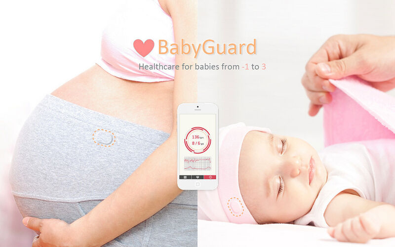 Projekt BabyGuard (PRC-Team): ein Prototyp für Babys und Neugeborene (Bild: Intel)