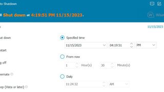 „Wise Auto Shutdown“ hilft beim Energiesparen in „Windows“. (Bild: Thomas Joos)