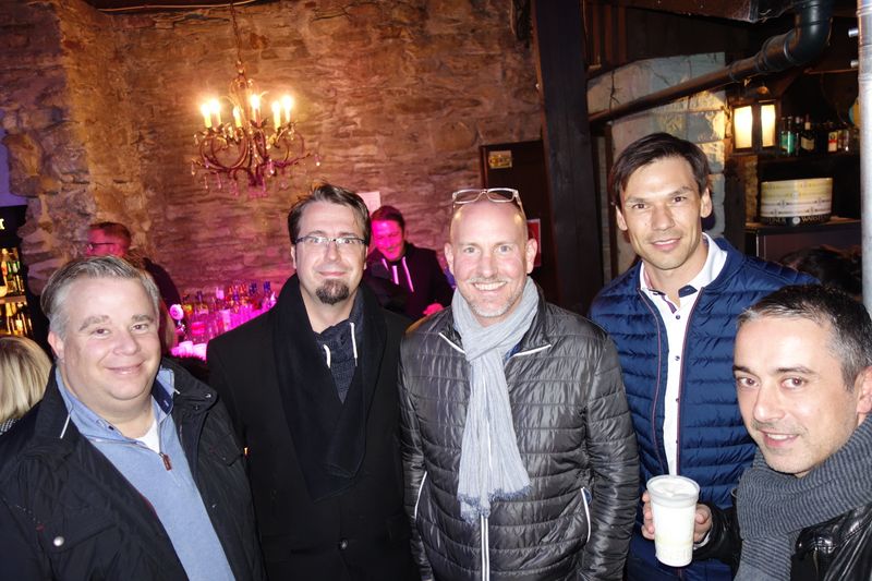 (v. l.) Patrick Pauls, Pauly Büromaschinen, Udo Haupt,  MEDIUM, Jens Peter Grohmann, Kramer, Andreas Ruhland, ALSO, und Roland Wolters, MEDIUM. (IT-BUSINESS)