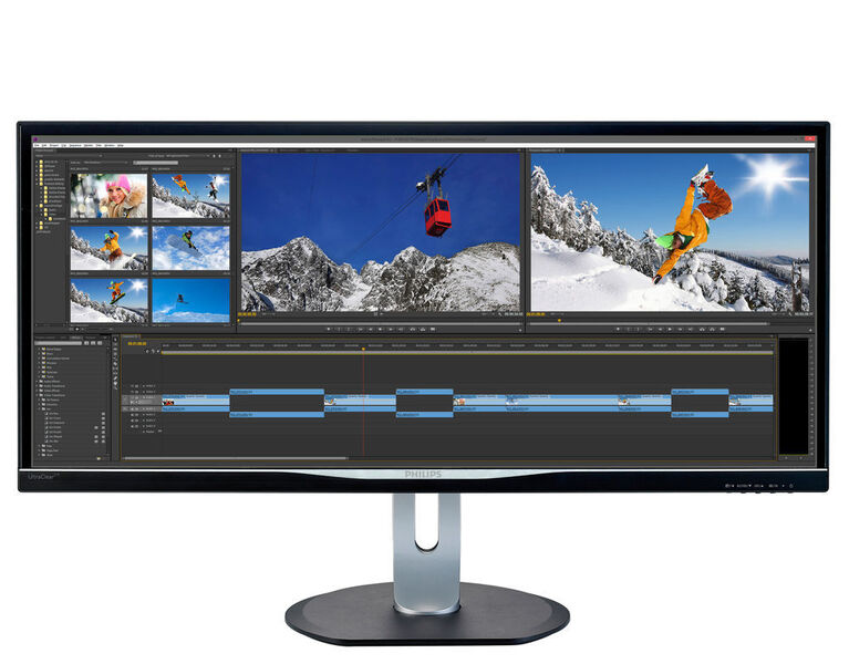 MMD hat den UltraWide QHD-Monitors Philips BDM3470UP neu aufgelegt. (Philips)