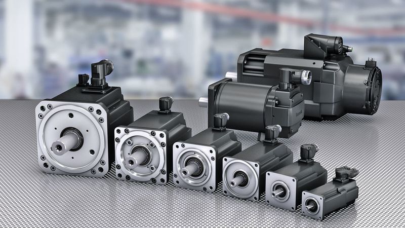 Synchron-Servomotor-Baureihe Indradyn S-MS2N. (Bosch Rexroth)