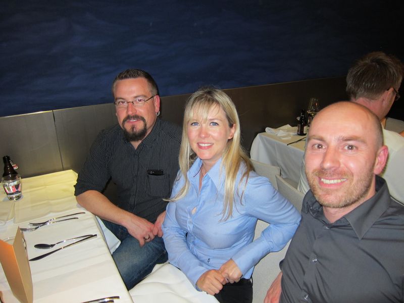 (v.l.) Steffen Gombel (Wave) Janna Grosse (WD) und Christoph Teste (Api). (Besa Agaj)