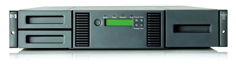 Tape Libraries wie die Storageworks MSL 2024 von Hewlett-Packard haben nach wie vor ihre Daseinsberechtigung. (Archiv: Vogel Business Media)