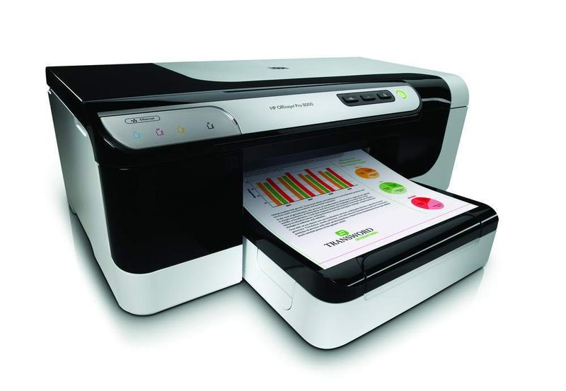 Der Single-Function-Printer Officejet Pro 8000 adressiert Kunden im SoHo-Markt, die auf zusätzliche Funktionen wie Scannen oder Kopieren verzichten können. (Archiv: Vogel Business Media)
