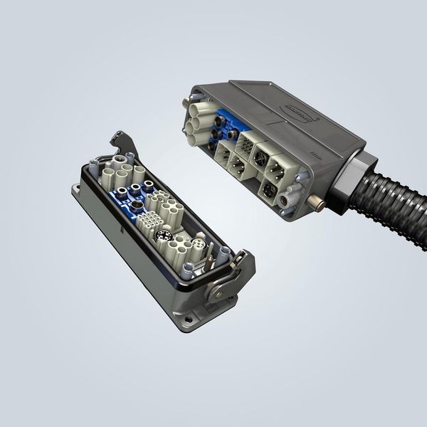 Kategorie Elektrische Ausrüstung: Harting Technologiegruppe - Han-Modular Domino Module (Bild: HARTING Technologiegruppe)