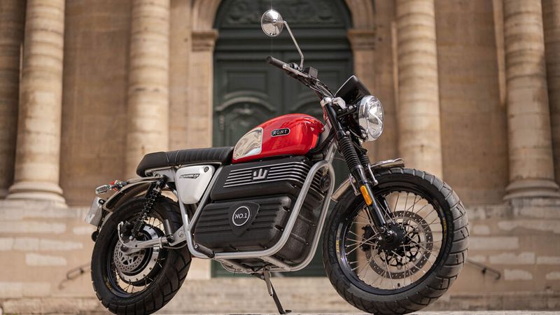 Sieht alt aus, ist aber ein ganz modernes E-Motorrad: Die „No.1“ von RGNT. (Bild: RGNT)