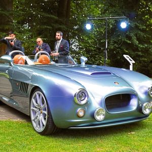 Zum Zeitpunkt der offiziellen Enthüllung des Bullet im Jahr 2016 hatte sich der Beginn der Autoproduktion bei Bristol zum siebzigsten Mal gejährt.(Bild:  Bristol Cars)