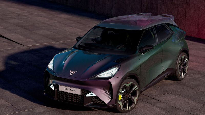 Der Raval ist optisch auffällig geschnitten. Technische Daten verrät Cupra aber noch nicht. (Bild: Seat)