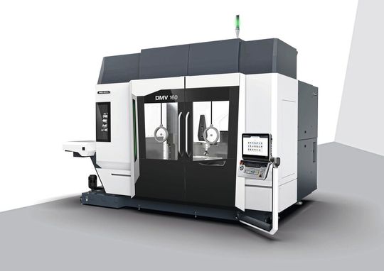 DMG Mori präsentiert die «DMV 160» als neue Baugrösse im Vertikalfräsen. Mit «Celos» und Automationsschnittstelle im Standard ermöglicht sie einen wirtschaftlichen und skalierbaren Einstieg in die «Machining Transformation» (MX).(Bild:  DMG Mori)