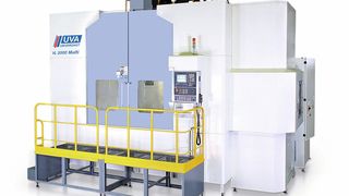 Bild 1: Das Dreh-Fräszentrum UVA VL 2000 Multi ist komplett mit Steuerungs- und Antriebstechnik von Siemens ausgestattet. (Bild: Siemens)