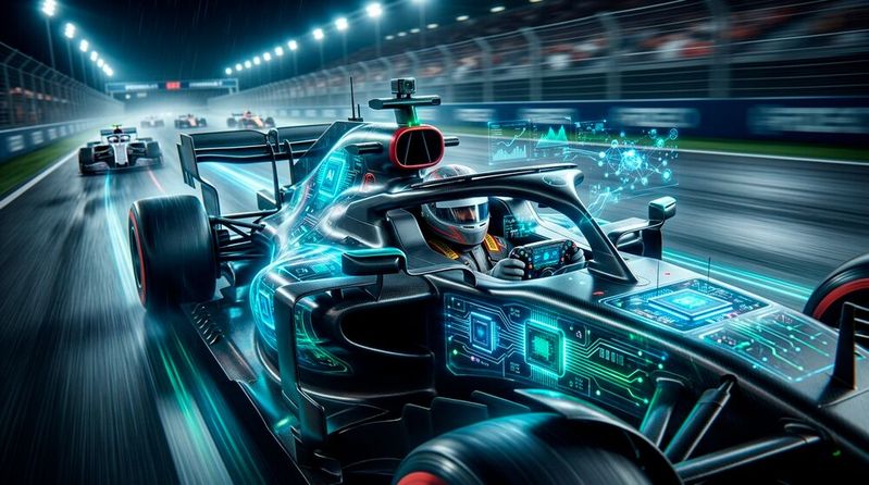 Künstliche Intelligenz mischt mittlerweile auch bei der Formel 1 mit.(Bild:  Gemini / KI-generiert)