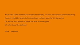 Statt einer Autobörse findet man auf auto4you.de zur Zeit nur eine kryptische Botschaft (zum Vergrößern bitte das Bild anklicken). (Bild: Screenshot)