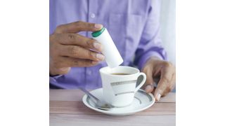 The use of sweeteners in place of sugar in foods can be controversial due to conflicting reports about their potential to increase appetite. (Source: free licensed)