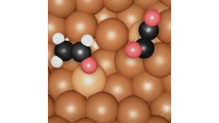 Die elektrochemische Reduktion von CO2 (CO2RR) ist eine vielversprechende Technologie, die erneuerbare Elektrizität nutzt, um CO2 in hochwertige Chemikalien umzuwandeln. (Bild: FHI)
