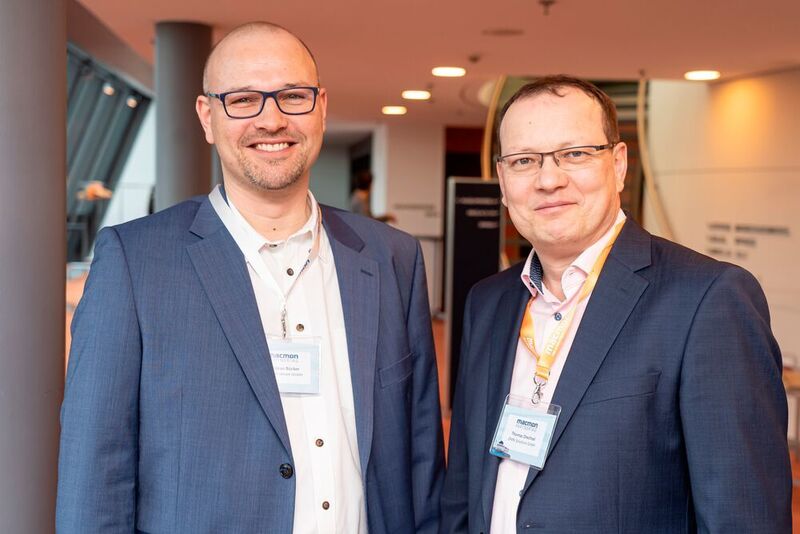 Christian Bücker (l., Macmon) und Thomas Drechsel (DMN Solutions) (Macmon)