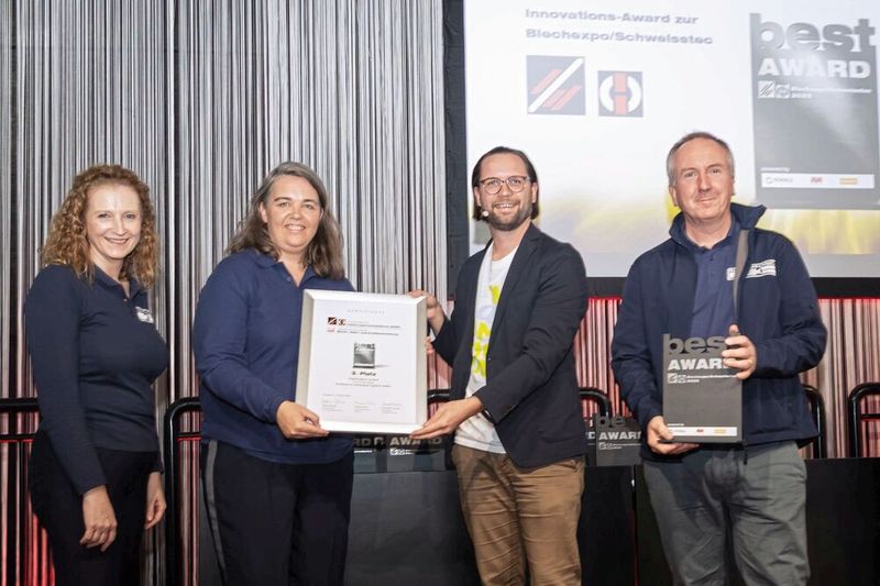 Impressionen der Verleihung des „best Award“ 2025 am ersten Messetag. (Bild: Jürgen Biniasch)