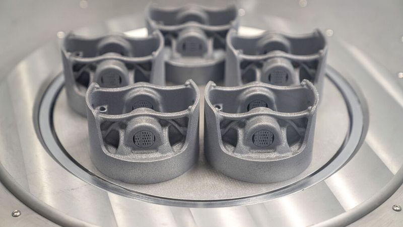 Porsche arbeitet zusammen mit Mahle am 3D-gedruckten Hochleistungskolben. (Bild: Porsche)