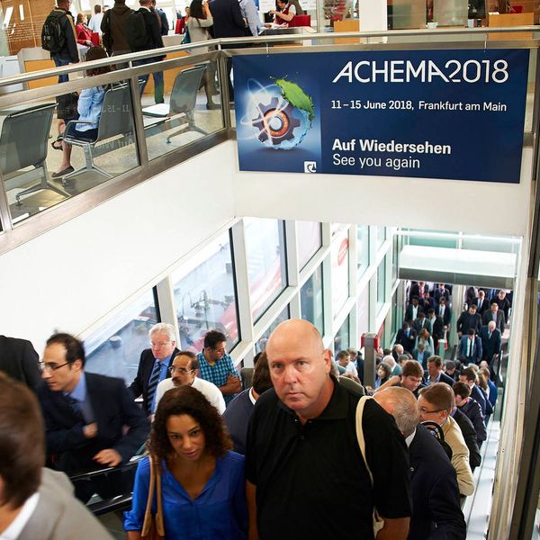 Entdecken Sie mit PROCESS die Highlights der Achema 2018 und kommen Sie mit auf die kostenlosen Innovation Tours. (Achema)