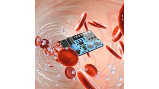 Point-of-Care-Cartridges können gerade bei labordiagnostische Anwendungen wie der Blutanalyse ihre Vorteile ausspielen. (©Spectral-Design - stock.adobe.com; Idex Health & Science [Collage Kübert])