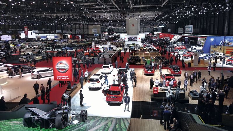 Blick auf den Genfer Autosalon 2019. Nach vier Jahren wird 2024 wieder eine Ausgabe der Traditions-Messe stattfinden – jedoch deutlich kleiner als zuletzt.(Bild:  Sven Prawitz/Vogel Communications Group)