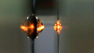 Inside the dynamic diamond anvil cell used by the Kriss research team to generate the supercompressed state (A pair of diamond anvils can be seen) (Source: Korea Research Institute of Standards and Science (Kriss))