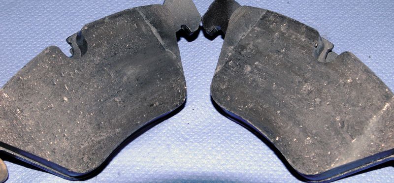Abb. 6: Bremsbelag nach vollständigem Abbremsen der Beschichtung. (Bild: Nano-X)