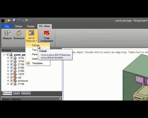 Designspark Mechanical Version 2.0: Die kostenfreie 3D-Modellierungs-Software in Aktion (Bild: RS Components)