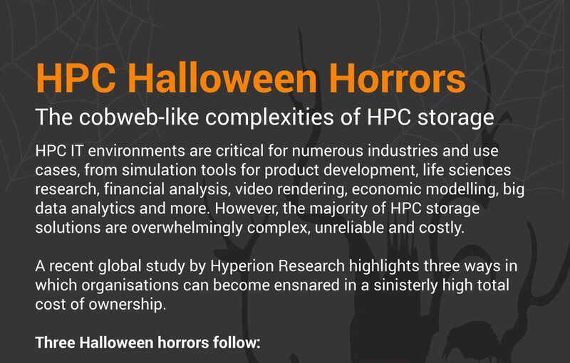 Panasas warnt bezüglich HPC-Storage vor drei Halloween-artigen Horroszenarien. (Bild: Panasas)