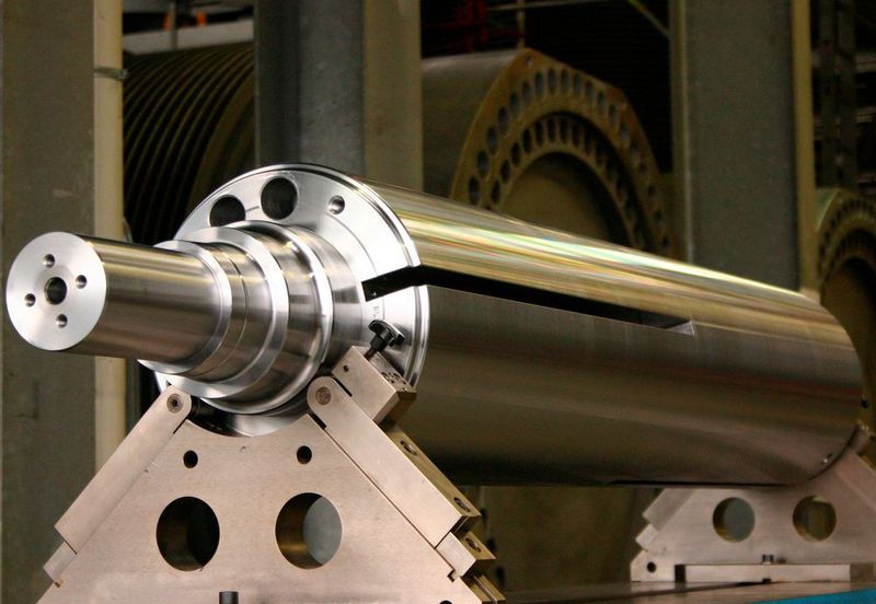 Verschleißschutz im Großformat ist bei diesem Druckzylinder für Zeitungsdruckmaschinen gefordert. (Bild: MTV Metallveredlung)