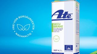 Continental zufolge ist ATE Secubrake frei von kennzeichnungspflichtigen Gefahrstoffen, was das Handling und die Lagerung erleichtern soll. (Bild: Continental)