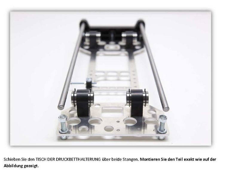 Der 3D-Drucker Velleman K8200 im Aufbau: Exaktes Arbeiten ist angesagt (Bild: Velleman nv)