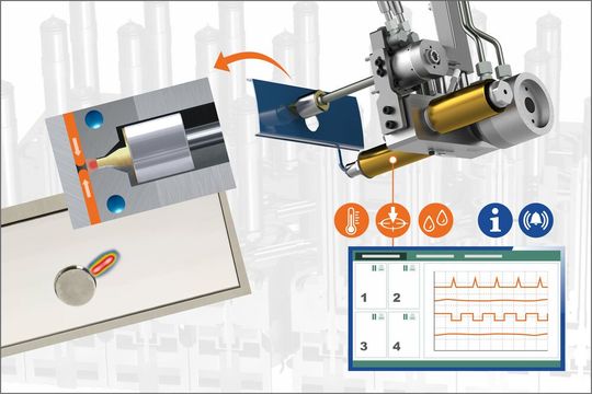 The dynamic on-the-spot mold temperature control Heat-Inject and the process data monitoring 4.0 Sentinel extend the functions of the hot runner. The dynamic on-the-spot mold temperature control Heat-Inject and the process data monitoring 4.0 Sentinel extend the functions of the hot runner.