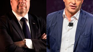 Tobias Moers (re.) soll bei Aston Martin offenbar Andy Palmer (li.) beerben. (Bild: Aston Martin/Daimler)