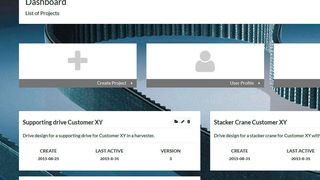 Im Dashboard von Conti Professional werden berechnete Projekte hinterlegt, Kunden können somit jederzeit auf die gespeicherten Daten zugreifen. (ContiTech)