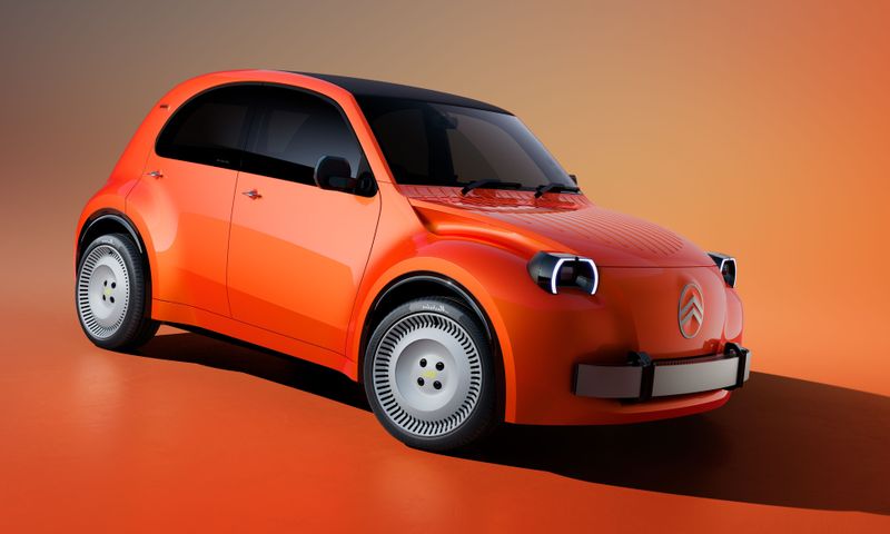 Brand-new, yet quintessentially 2CV: The new 2CV is set to hit the road in two years at the latest.(Image: Citroën)