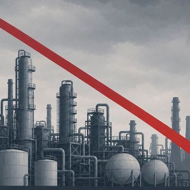 Materialknappheit, Preisdruck und schwache Erwartungen prägen das Geschäftslima in der chemischen Industrie. (Bild: Dall-E / KI-generiert)