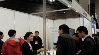 In Tokio war das Interesse am Brennstoffzellen-Produktionssystem von AP&T und Cell Impact groß – jetzt geht es an weitere Orte. (AP&T)