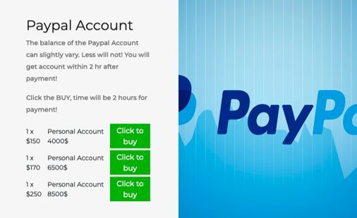 Nutzerkonten von Online-Bezahldiensten wie Paypal oder auch Western Union stehen ganz oben auf der Prioritätenliste der Kriminellen. Die Preise schwanken mit Angebot und Nachfrage und können daher zeitweise sehr niedrig liegen. Manche Anbieter geben aber keine Garantie, dass die Konten für die Finanzdienste tatsächlich zugänglich sind. (Bild: Bitdefender)