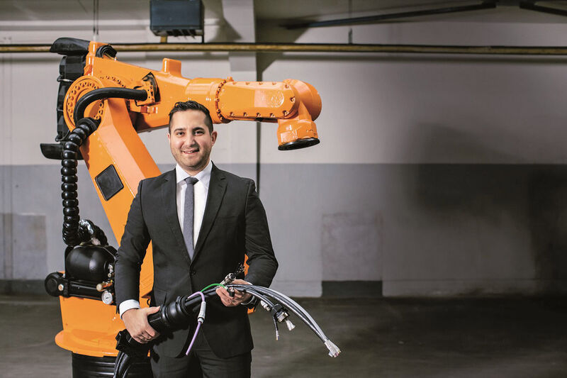 Frank Rothermund, Market Manager Robotics, U.I. Lapp: „Die Königsdisziplin in der Kabelfertigung stellen die anspruchsvollen Anforderungen der Roboterhersteller dar.“ (Bild: Lapp)