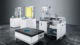 Biotech-automatisering: Festo geeft aan de hand van een aantal geselecteerde kweekprocessen een overzicht van de reeds beschikbare componenten en oplossingen voor de automatisering van bioreactoren. (Afbeelding:Festo SE & Co. KG)