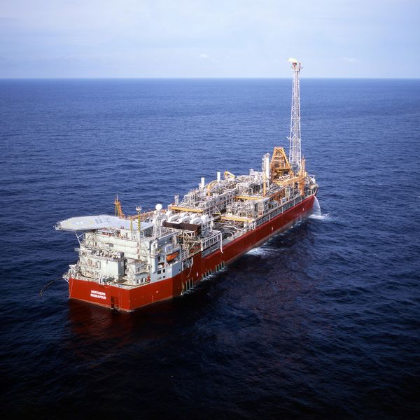Northern Endeavour floating production, storage and offloading vessel, Laminaria-Corallina oil project, Northern Australia (Picture: Woodside)