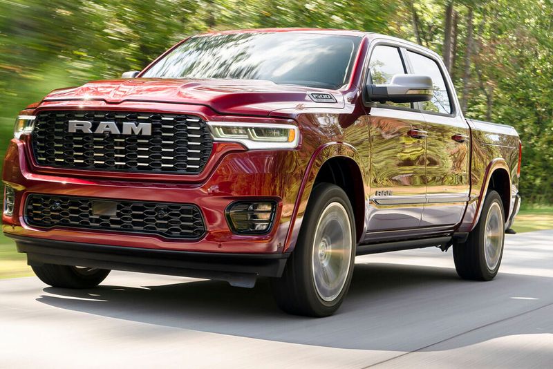 Der neue RAM 1500 muss ohne V8-Motor auskommen. (Bild: Stellantis)