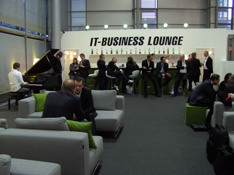 Chillen in der IT-BUSINESS LOUNGE (Archiv: Vogel Business Media)