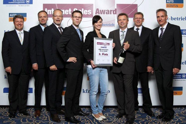 Gut gelaunt auf Platz sechs: AMB Automobile Borna GmbH, Borna. (Foto: Stolz)