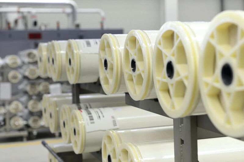 At its Bitterfeld site, Lanxess produces Lewabrane reverse osmosis membrane elements for the global market. (Lanxess)