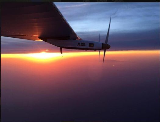 Flug 7 Nanjing - Nagoya (Japan): Impressionen (Bild: Solar Impulse)