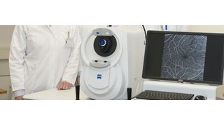 Optischer Kohärenztomograph (OCT) neuester Generation (Rolf Müller / UK Bonn)