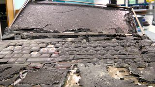 Selbst der größte Schaden zeigt: Daten sind hart im Nehmen. (Bild: Kroll Ontrack)