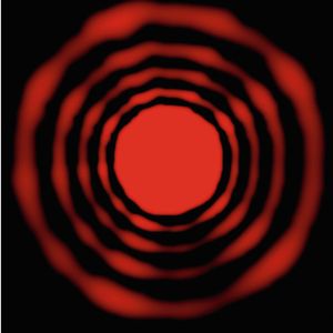 Detection and analysis of the scattering patterns caused by finer (left) and coarser (right) particle samples respectively, enables the determination of particle size distribution data.